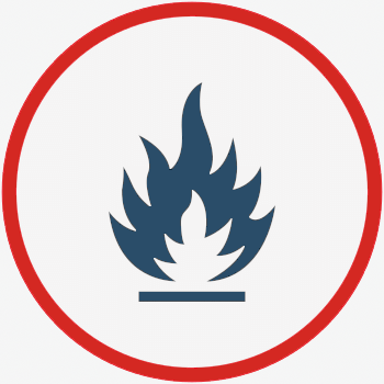 Imagen del fuego utilizado para representar la represalia.